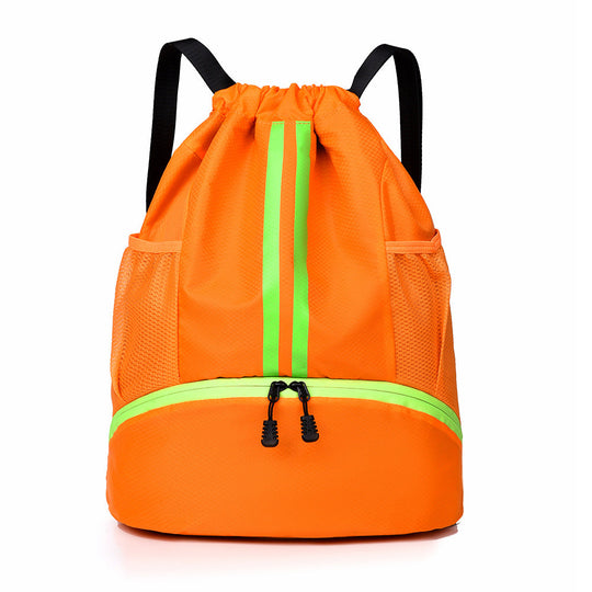 Sac à dos multifonctionnel léger avec cordon de serrage pour homme et femme 5