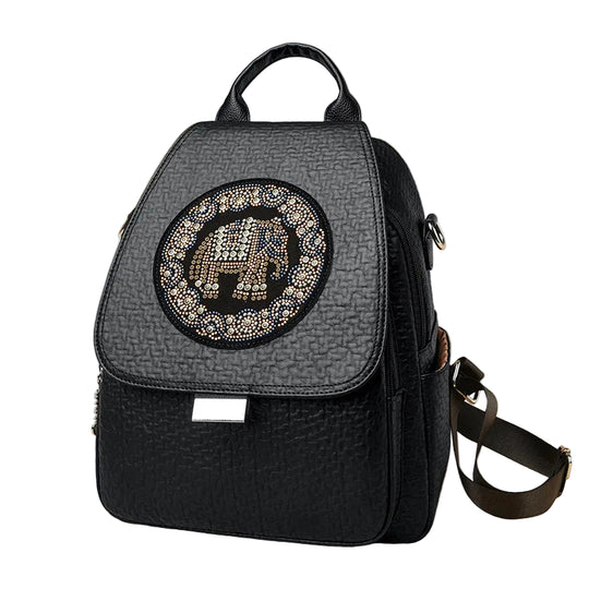 Sac à dos pour femme avec détails décoratifs 0