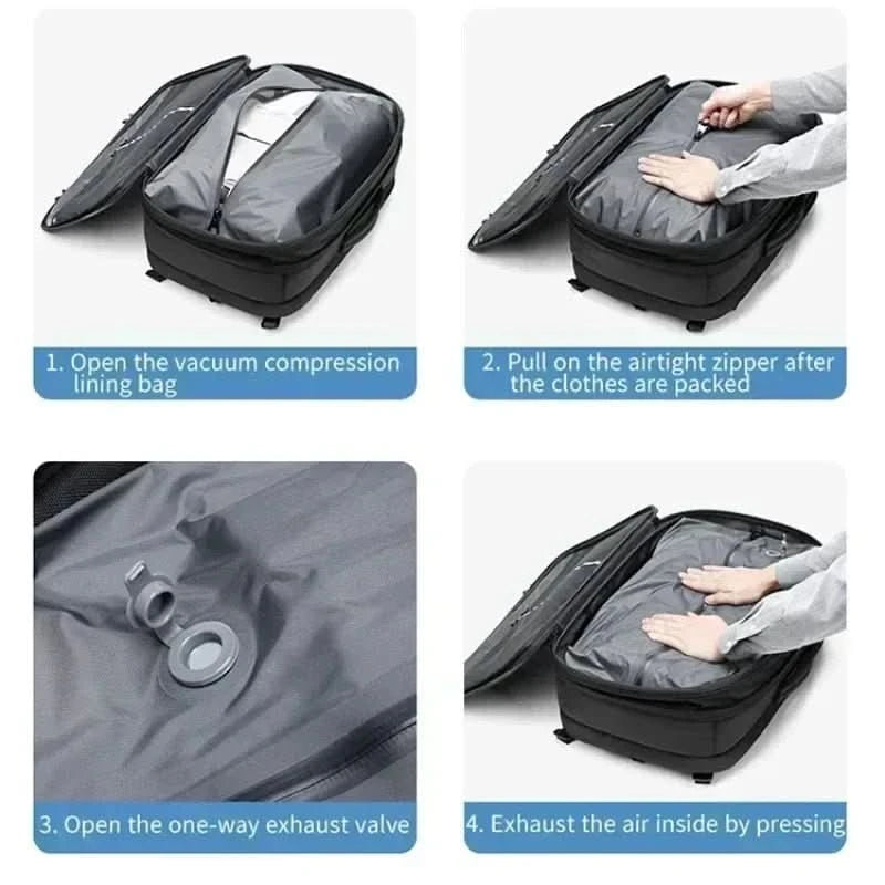 Sac à dos pour ordinateur portable compressible 4