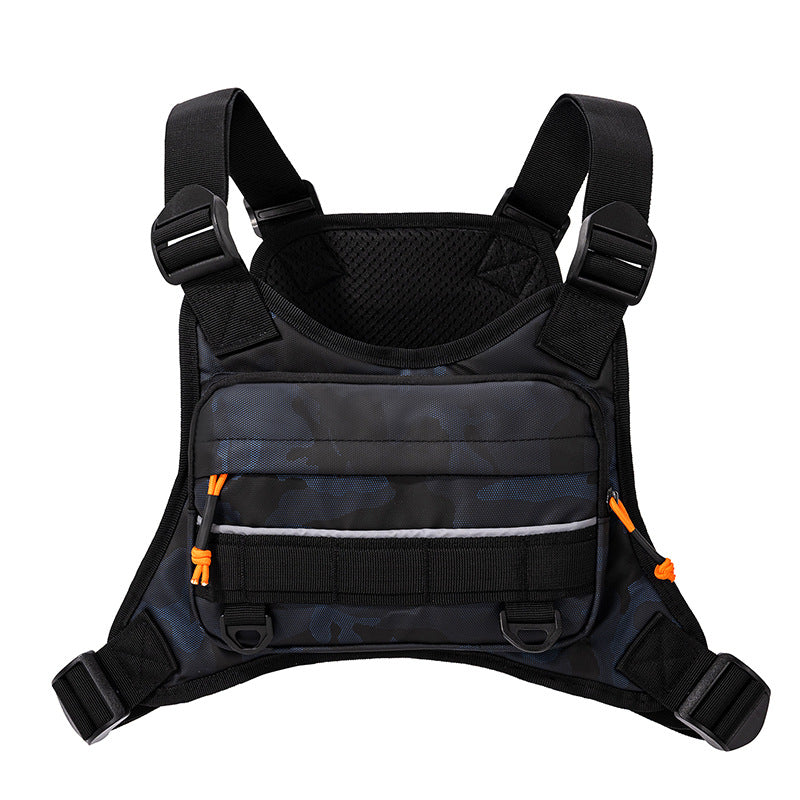 Sac à dos tactique pour homme style harnais de poitrine fonctionnel 7