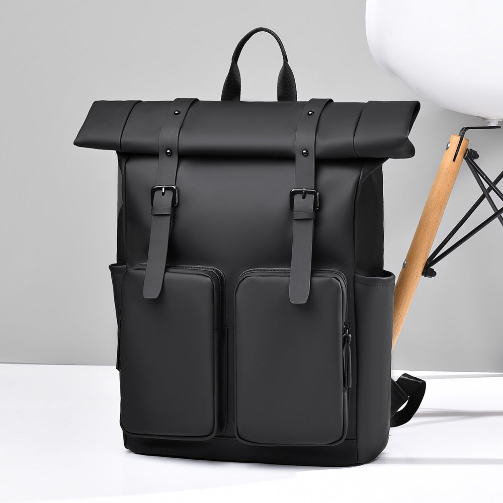 Sac à dos urbain Roll-Top imperméable pour homme 2