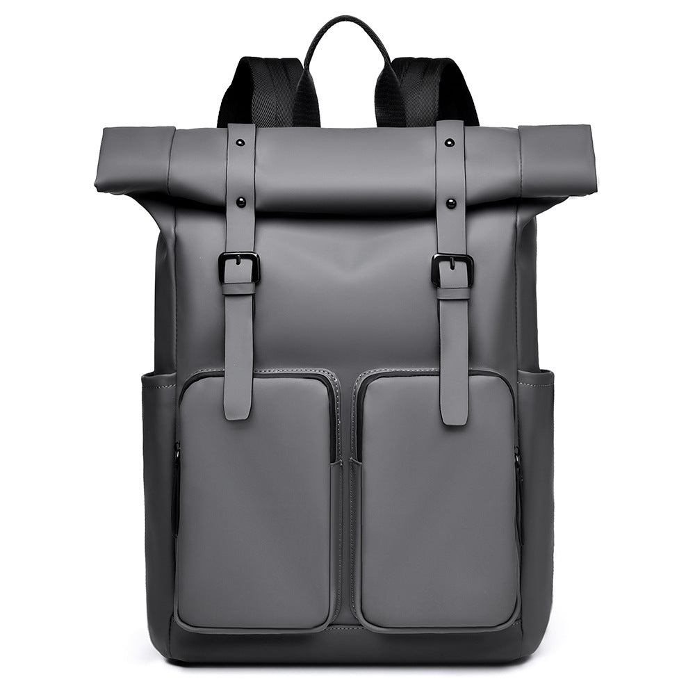 Sac à dos urbain Roll-Top imperméable pour homme 4