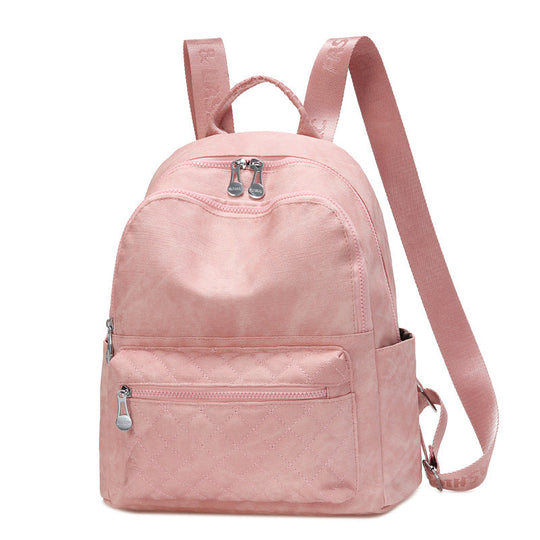 Sac à dos vintage matelassé pour femme style rétro 2