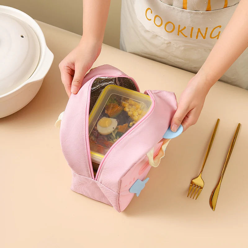 Sac à lunch enfant à motif animalier ludique 3