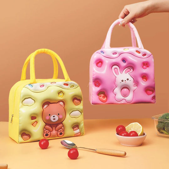 Sac à lunch enfant à thème dessin animé ludique 2