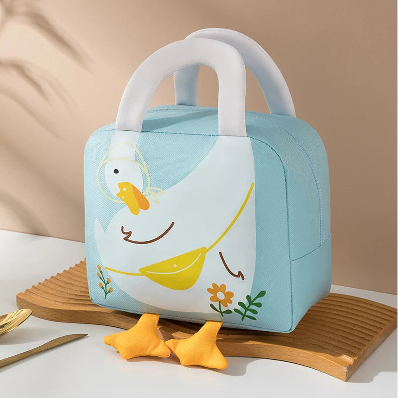Sac à lunch enfant motif canard ludique 2