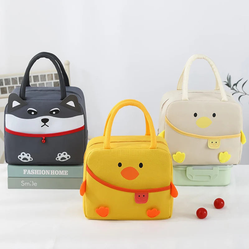 Sac à lunch enfant motif dessin animé ludique 1