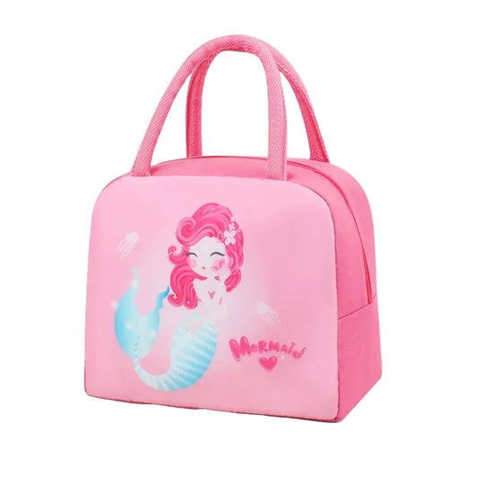 Sac à lunch enfant thème sirène ludique 0