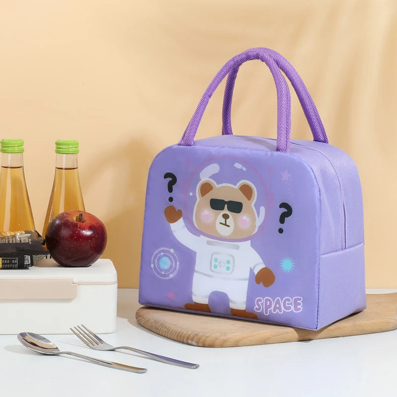 Sac à lunch enfant thème sirène ludique 3