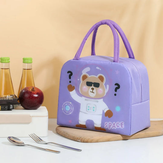 Sac à lunch enfant thème sirène ludique 3