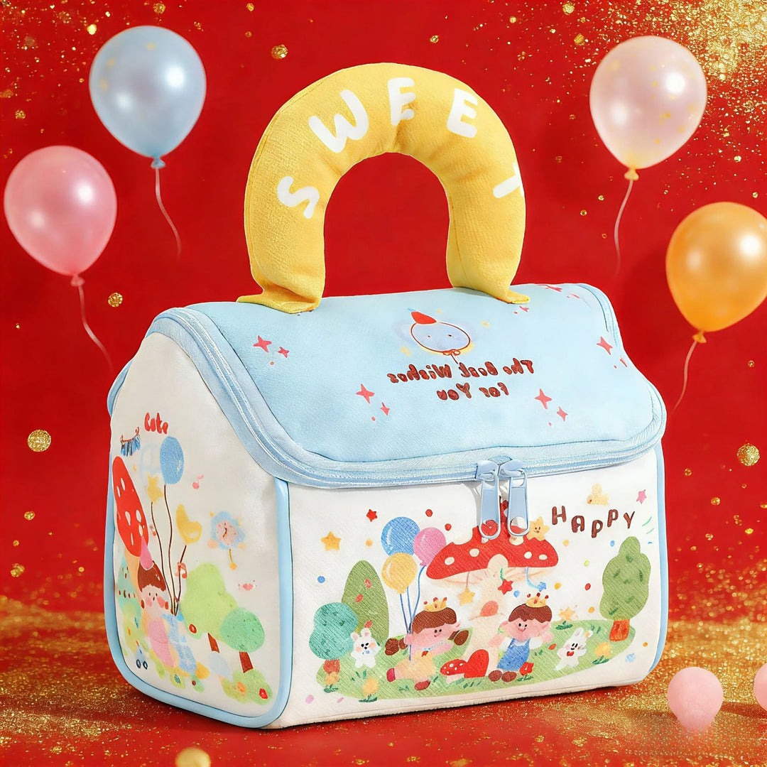 Sac à lunch isotherme enfant motif ludique 1
