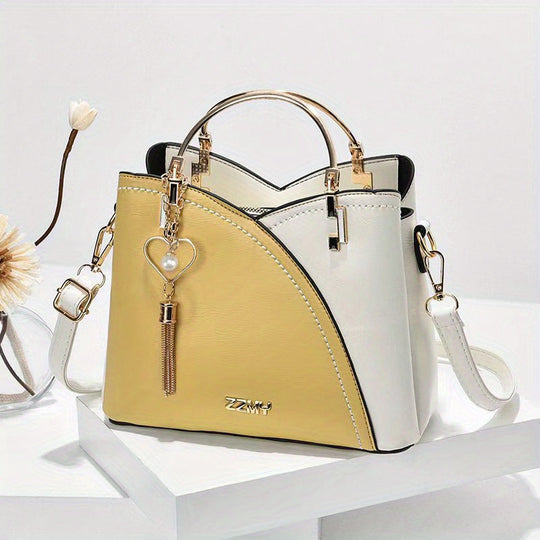Sac à main femme Coloré avec Glands et Intérieur Spacieux 4