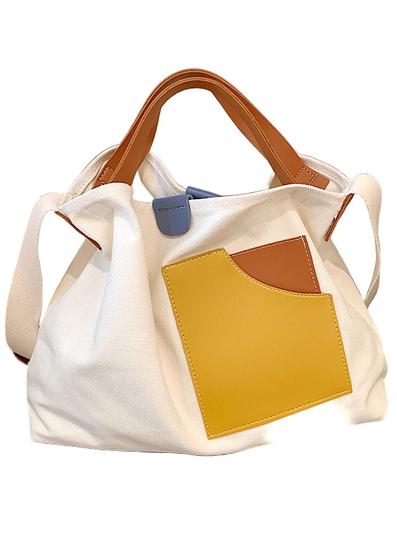 Sac à main fourre-tout en toile patchwork 0