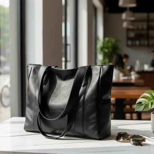 Sac bandoulière femme au design moderne et surface lisse 0