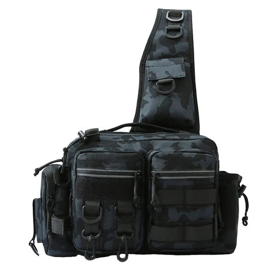 Sac bandoulière multifonction pour homme style tactique 0