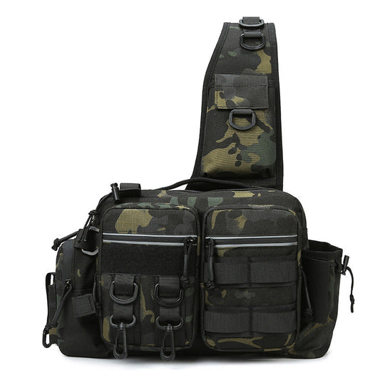 Sac bandoulière multifonction pour homme style tactique 10