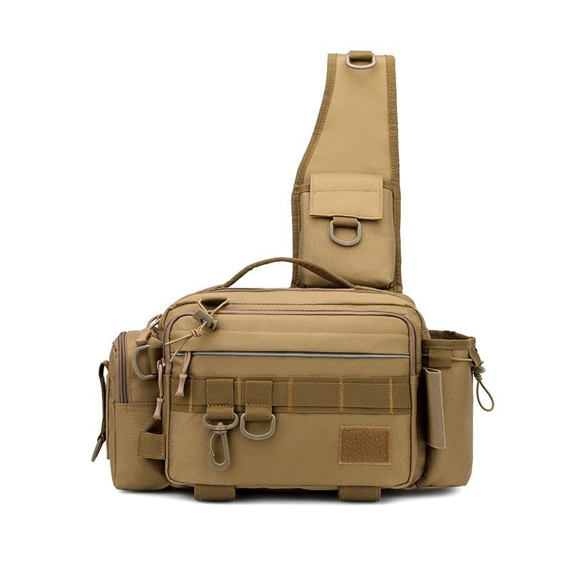 Sac bandoulière multifonction pour homme style tactique 12