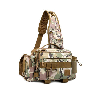 Sac bandoulière multifonction pour homme style tactique 15