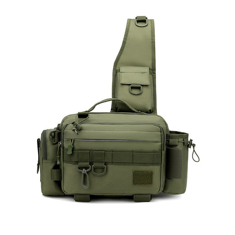 Sac bandoulière multifonction pour homme style tactique 16
