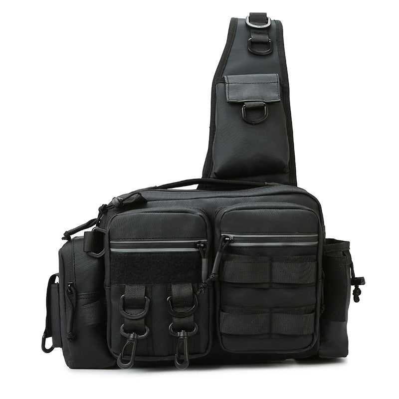 Sac bandoulière multifonction pour homme style tactique 6