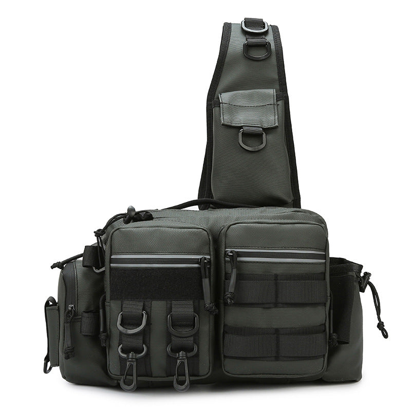 Sac bandoulière multifonction pour homme style tactique 9