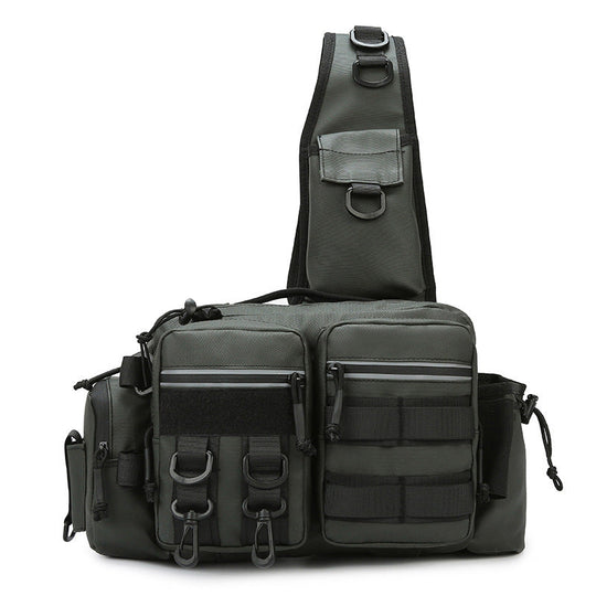 Sac bandoulière multifonction pour homme style tactique 9