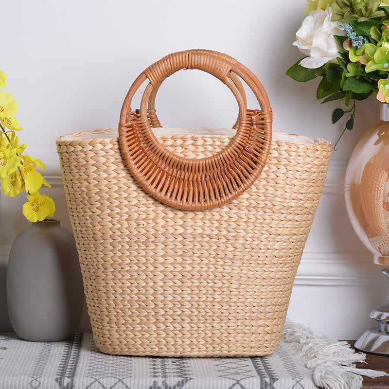 Sac de Plage Femme Artisanal avec Ansages Tressées 2