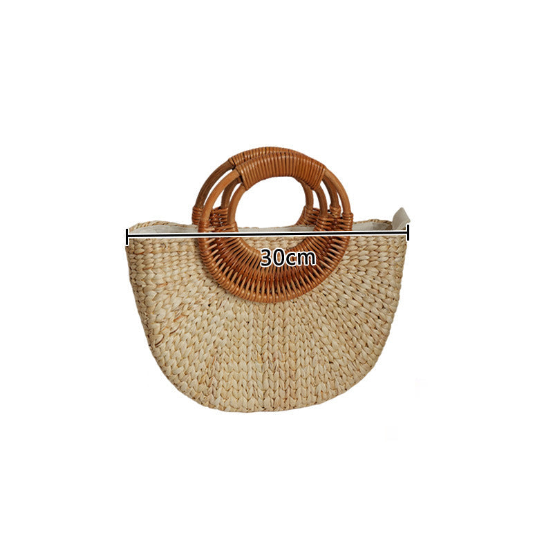 Sac de Plage Femme Artisanal avec Ansages Tressées 9
