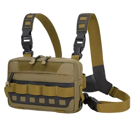 Sac de Poitrine Multifonctionnel pour Homme Style Tactique 0
