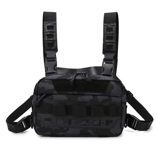 Sac de Poitrine Multifonctionnel pour Homme Style Tactique 1