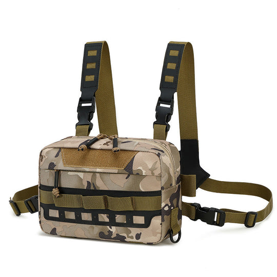 Sac de Poitrine Multifonctionnel pour Homme Style Tactique 10