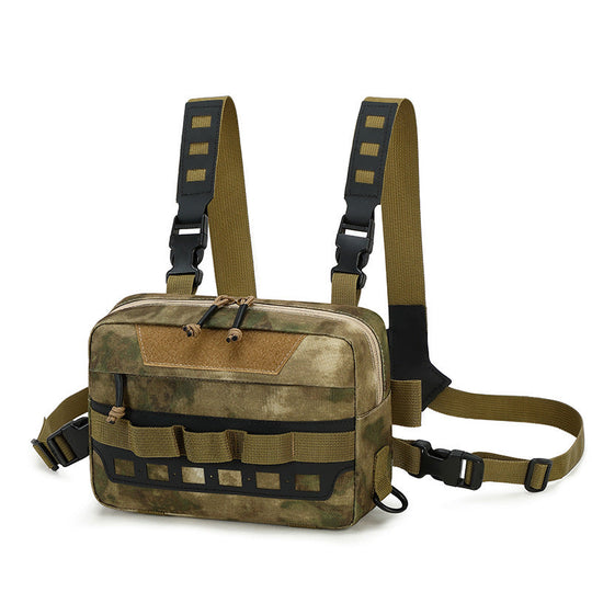 Sac de Poitrine Multifonctionnel pour Homme Style Tactique 4