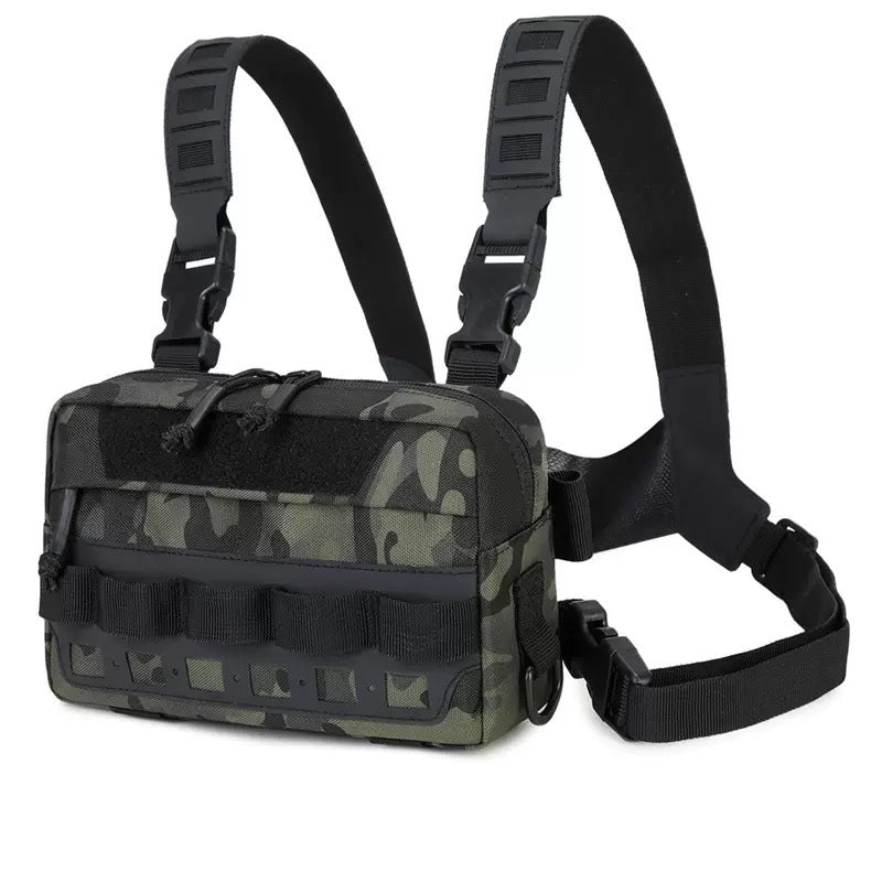 Sac de Poitrine Multifonctionnel pour Homme Style Tactique 8