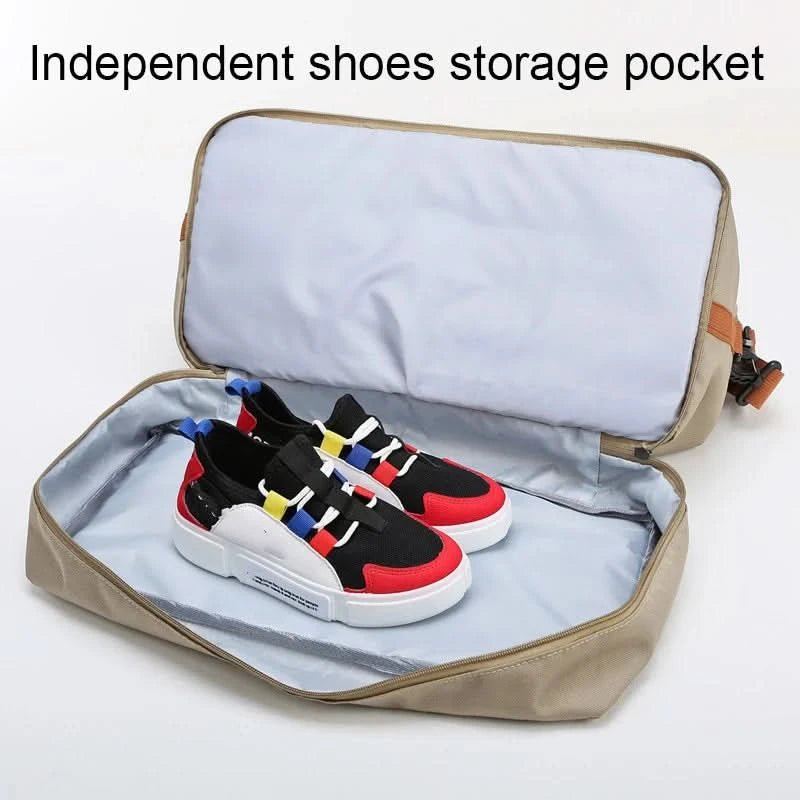 Sac de Sport Femme Portable avec Compartiment à Chaussures et Design Compact 4