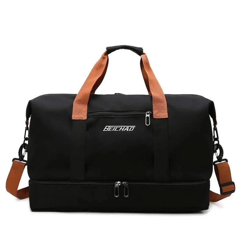 Sac de Sport Femme Portable avec Compartiment à Chaussures et Design Compact 8