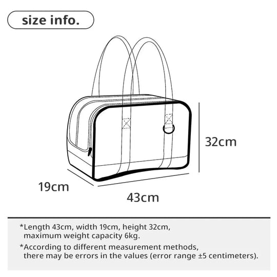 Sac de Transport pour Animaux de Compagnie Portable 3
