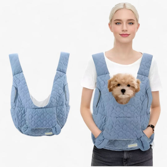 Sac de Transport pour Chat et Chien Pratique avec Bandoulière Réglable et Inserts en Mesh 2