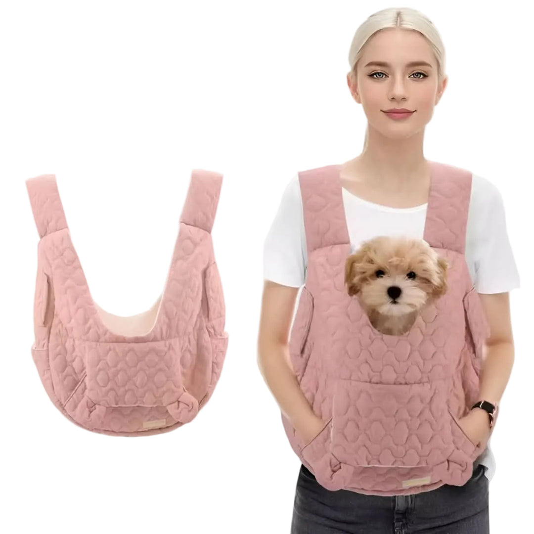 Sac de Transport pour Chat et Chien Pratique avec Bandoulière Réglable et Inserts en Mesh 3