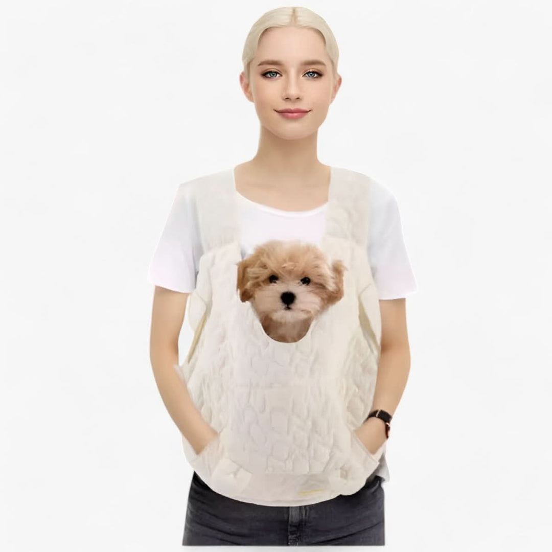 Sac de Transport pour Chat et Chien Pratique avec Bandoulière Réglable et Inserts en Mesh 4