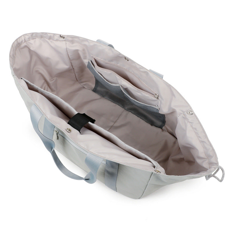 Sac de Voyage Femme Pliable Polyvalent avec Bretelles Ajustables et Poches Organisées 4
