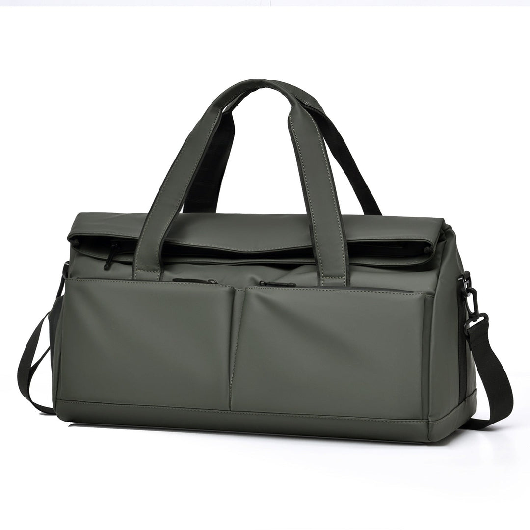 Sac de Voyage Homme Fonctionnel avec Compartiments Multiples et Bandoulière Amovible 4