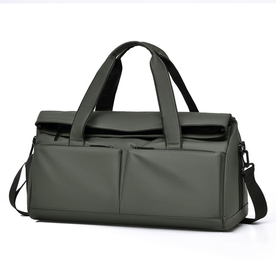 Sac de Voyage Homme Fonctionnel avec Compartiments Multiples et Bandoulière Amovible 4