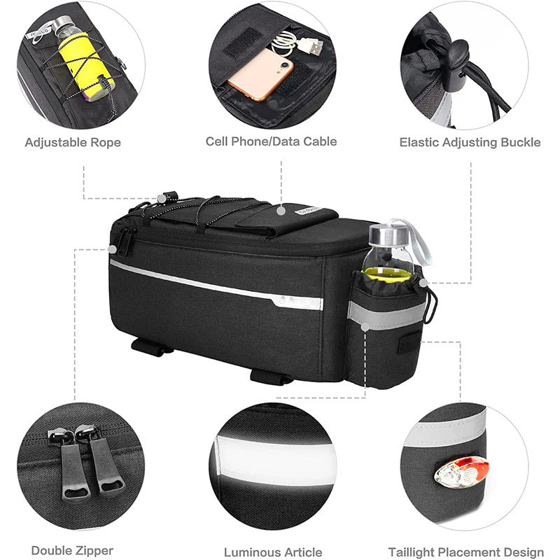 Sac de rangement isolé pour vélo pratique et sécurisé 5