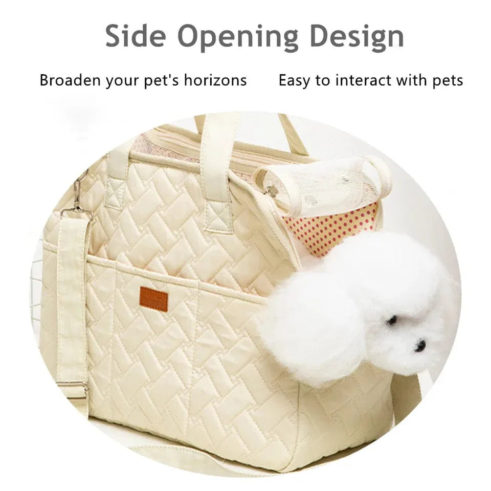 Sac de transport pour animaux de compagnie à ouverture latérale 1