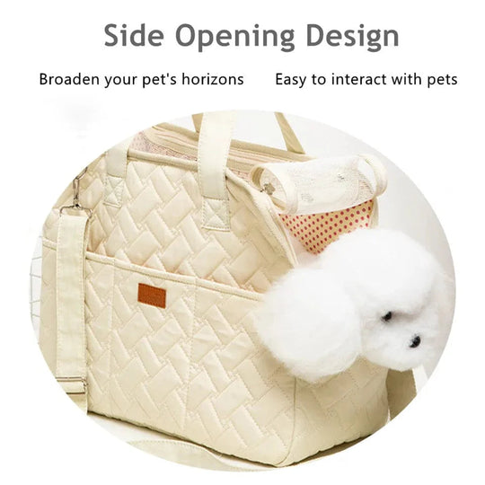Sac de transport pour animaux de compagnie à ouverture latérale 1