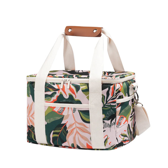 Sac isotherme à déjeuner motif floral pour femme pratique et spacieux 1