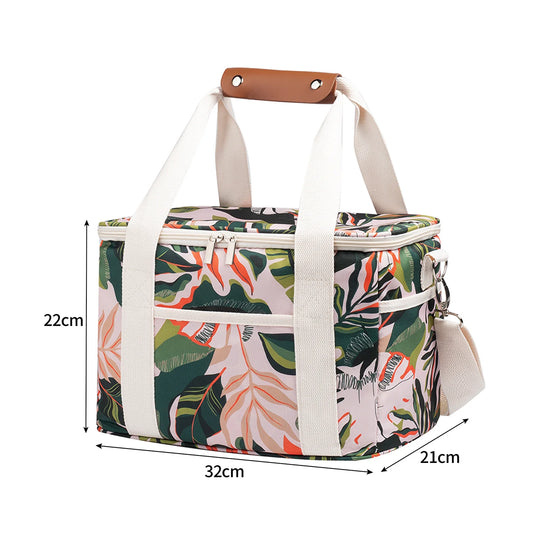 Sac isotherme à déjeuner motif floral pour femme pratique et spacieux 2