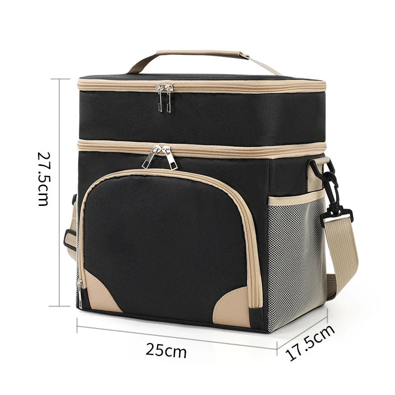 Sac isotherme de transport alimentaire pratique pour femmes et hommes 0