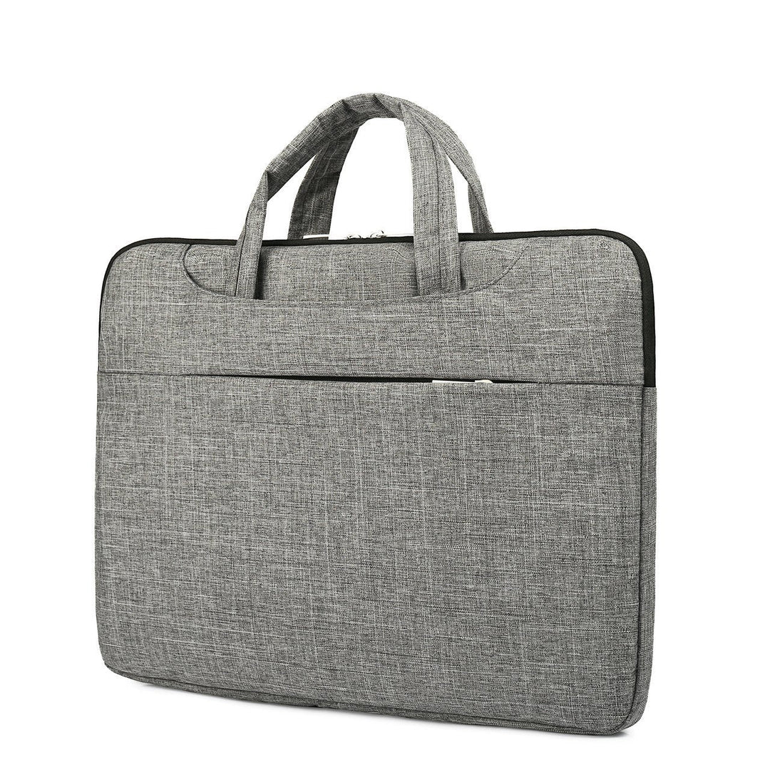 Sacoche pour ordinateur portable homme avec double poignée pratique 3