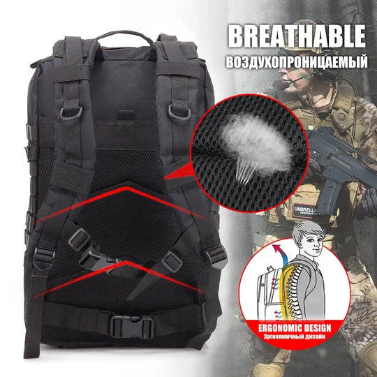 Sacs à dos pour hommes 50L polyvalents 3